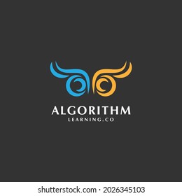 concepto de logotipo de iniciales minimalistas con letra a