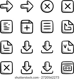 Minimalist Interface Navigation and File Icons