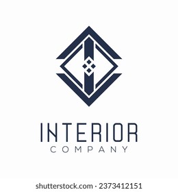 Minimalist Interior Business Logo Design Concept