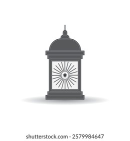 Minimalist Islamic Lantern Vector for Ramadan and Eid Festive Decoration