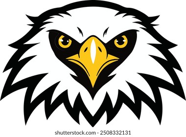 minimalist isolated falcon logo vector mascot falcon icon ,crow,eagle falcon head vector illustrator.bald eagle silhouette falcon sketch uae qatar dubai eagle