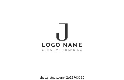 Minimalist J Logo for Branding and Identity.