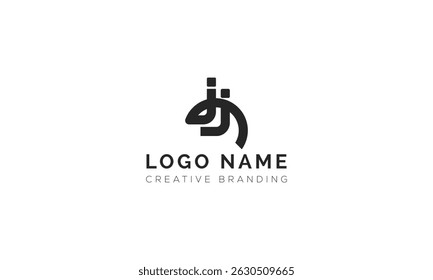 Minimalist JJ Logo for Branding and Identity.