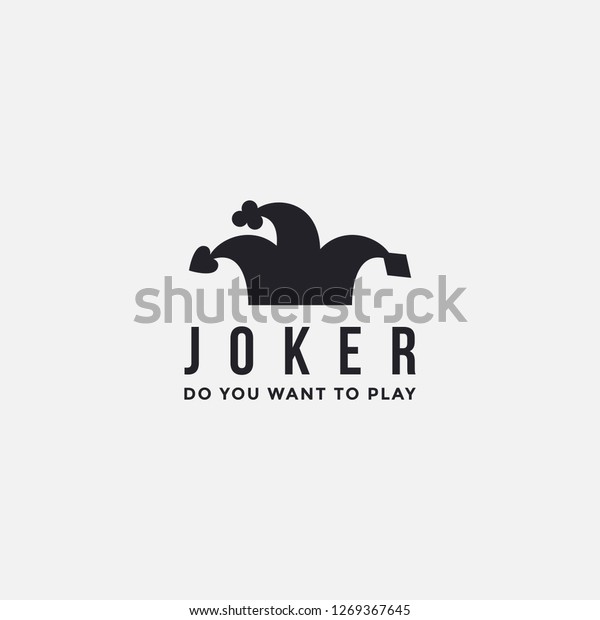 Minimalist Joker Jester Hat Logo Icon Stock Vector (Royalty Free ...