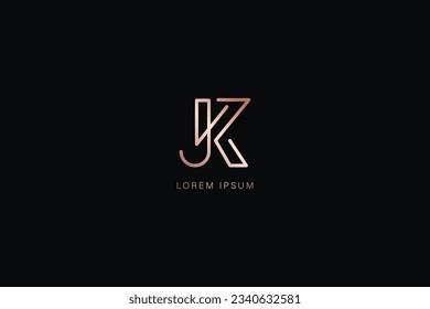 minimalist jr letter fashion brand design modern style creative golden wordmark design typography illustration, jr lettering, jr logo