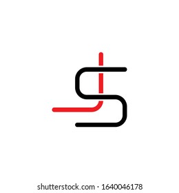 A minimalist JS initial vector logo