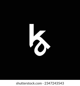 Minimalist KA logo design. Design Idea