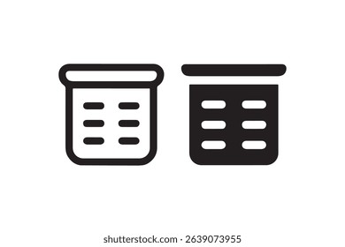 Minimalist kitchen utensils: iconic jar and canister design.