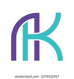 Minimalist KN initial logo with elegant, abstract line design. Perfect for branding, creative industries, web, business, and corporate use.