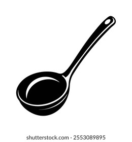 ilustração minimalista da silhueta da concha para a preparação da cozinha e da sopa