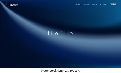 Minimalist landing page background. Website UI design background. Eps 10 vector