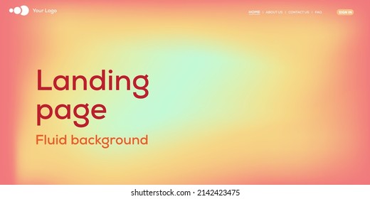 Minimalist Landing Page Background. For Your Website UI Design Background.