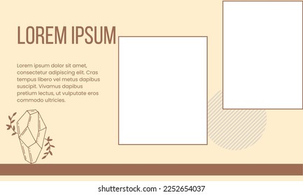 minimalist landing page for business website, template web