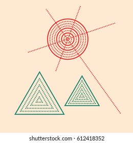 Minimalist landscape