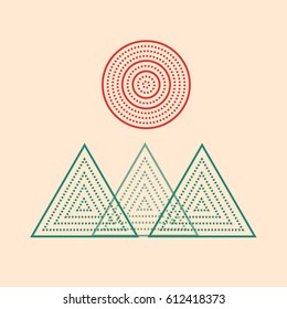 Minimalist landscape