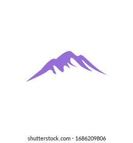 Minimalist Landscape Hills Mountain Peaks Vector logo design