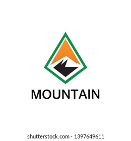 Minimalist Landscape Mountain logo design inspiration