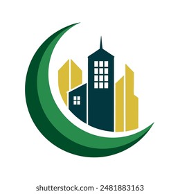        Minimalist law firm logo icon vector illustration.
