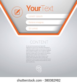 Minimalist Layout Concept for Your Design Template