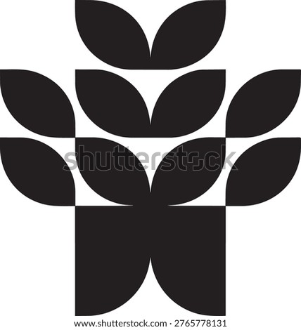 Minimalist Leaf Globe Logo – Eco Nature Planet Symbol, Sustainable Environment Brand Identity Vector Logo Design
