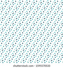 minimalist leaves pattern with aqua tone. Samless background
