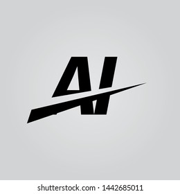 Minimalist Letter A&I Logo/Icon Template Design