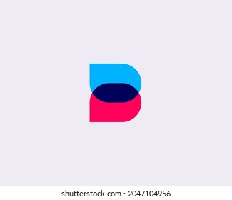 Letter bb logo design Royalty Free Vector Image