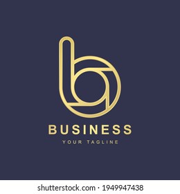 Minimalist Letter B logo template design