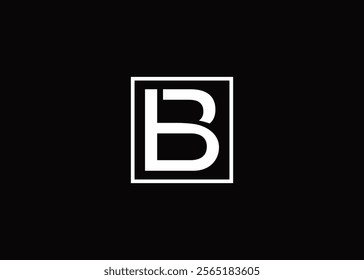 Minimalist letter B B logo template