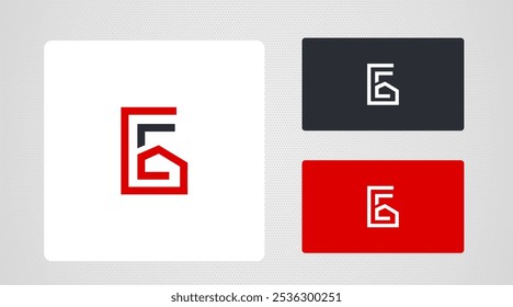 Minimalist Letter EE Real Estate Logo-Vorlage