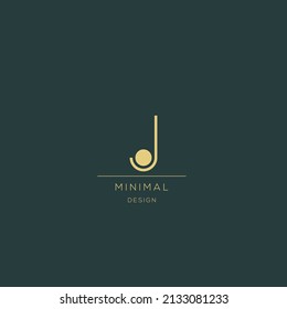 Minimalist Letter A icon logo