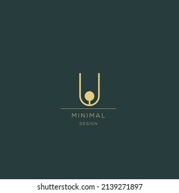 Minimalist Letter icon logo DESIGN