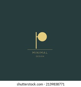 Minimalist Letter icon logo DESIGN