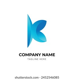 Minimalist letter logo design concept