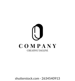 Minimalist Letter O logo for your business. Logo design template