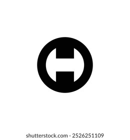 Minimalist Letter OH Logo Design