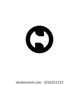 Minimalist Letter OH Logo Design