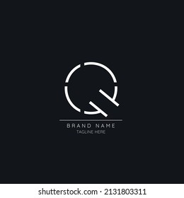 Minimalist Letter Q logo icon design.