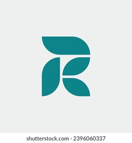 minimalist letter R logo, suitable for branding and other graphic design.