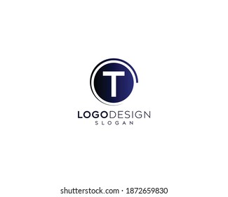 Minimalist Letter T Logo Design Stock Vector (Royalty Free) 1872659830 ...