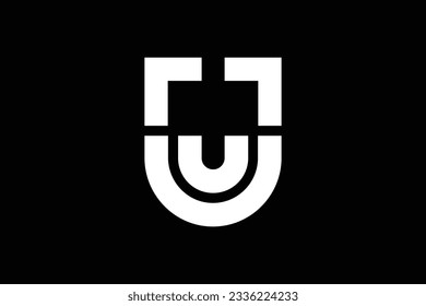 Minimalist Letter U Logo Design Template