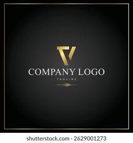 Minimalist letter "V" logo design with clean, professional look. Perfect for company branding, business cards, and corporate identity. Simple yet memorable design suitable for various industries.  