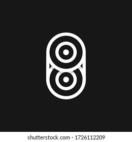 Minimalist Lettermark concept for logos with the initial letter O.