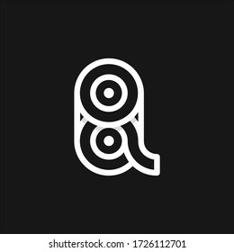 Minimalist Lettermark concept for logos with the initial letter Q.