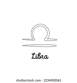 Minimalist libra zodiac sign
line icon, horoscope libra constellation outline illustration. Sketching of libra star signs for astrology horoscope isolated Minimal libra zodiac line stylized symbol