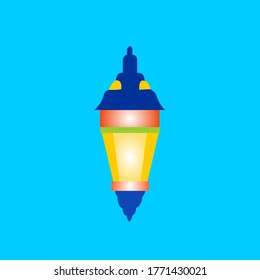 minimalist light design with a blue background.