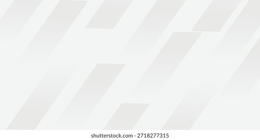 Minimalist light grey abstract background with geometric diagonal shapes and subtle gradients. Clean professional vector backdrop for corporate presentations, web headers, and modern branding projects