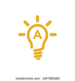 minimalist light logos and letters