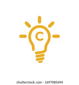 logotipos y letras de luz minimalistas