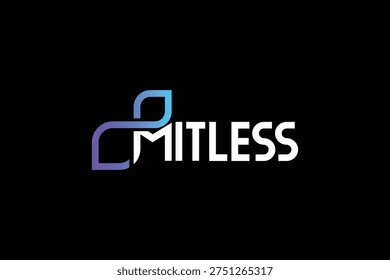 Minimalist limitless logo design template background